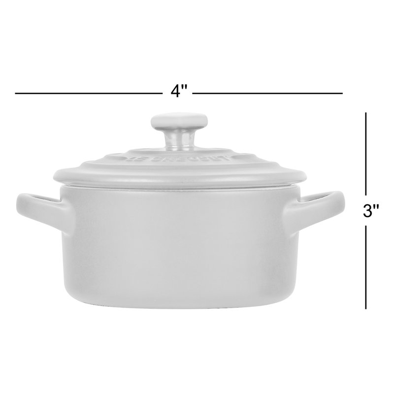 Le Creuset Stoneware L'Amour Collection Mini Round Cocotte with